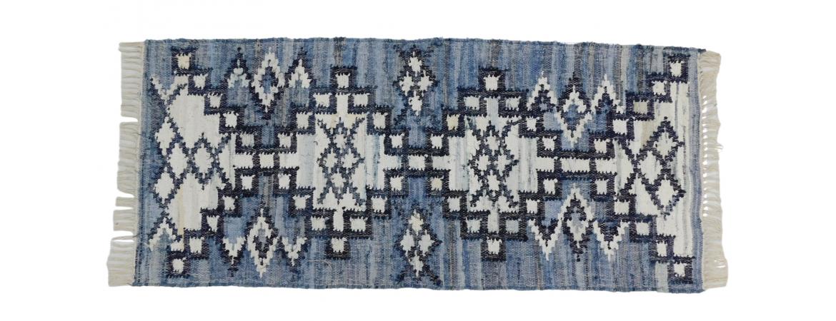 Recycled Denim Rug 80 x 180cm