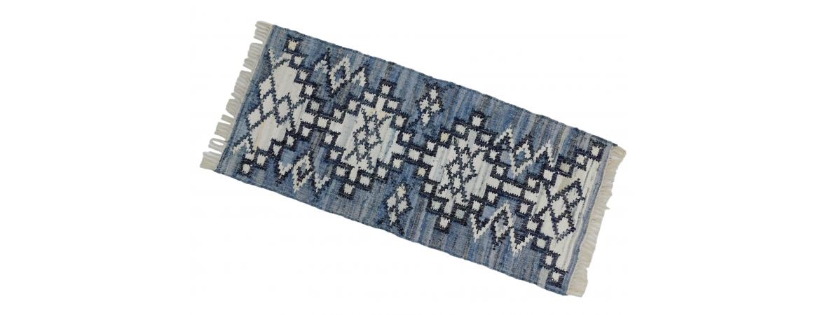 Recycled Denim Rug 80 x 180cm