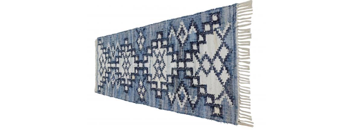 Recycled Denim Rug 80 x 180cm