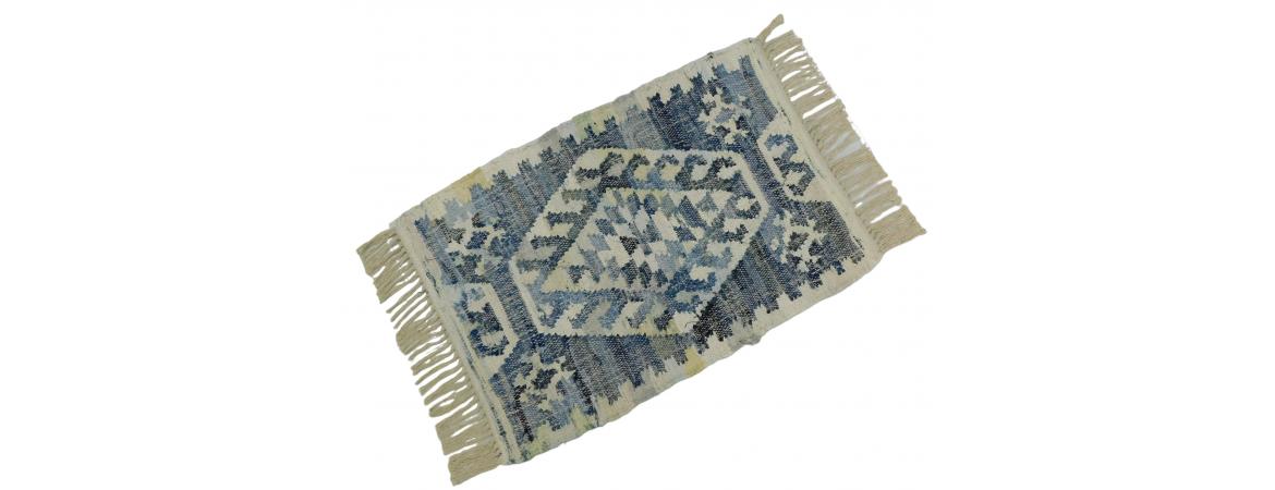 Recycled Denim Rug  60x 90cm