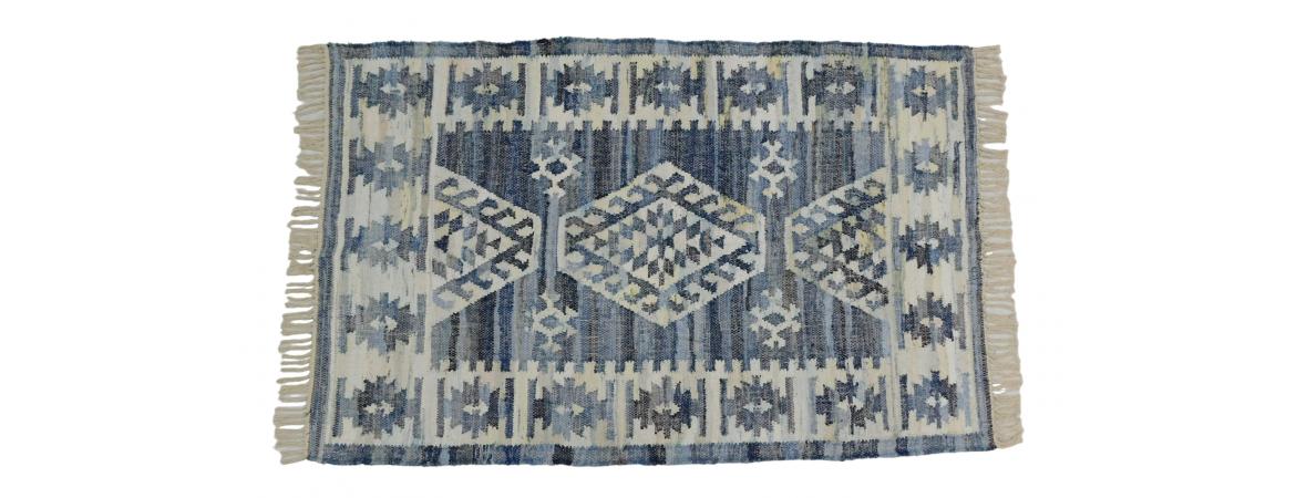 Recycled Denim Rug 120 x 180cm