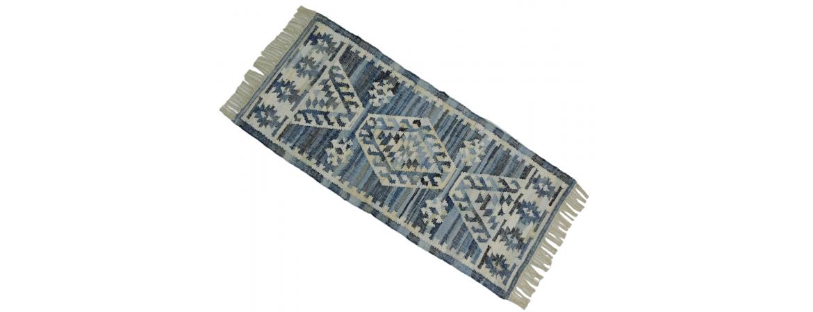 Recycled Denim Rug 80 x 180cm