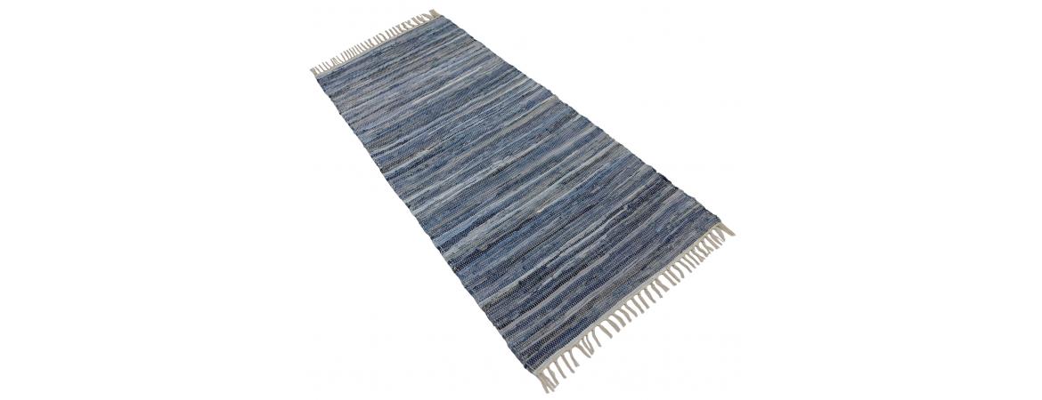 Recycled Denim Rug 80 x 180cm