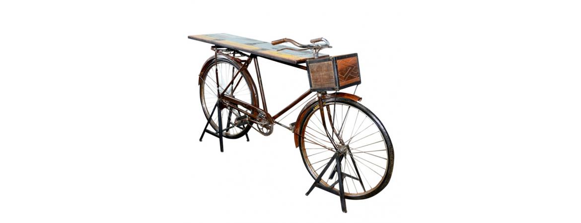 Assorted Reclaimed Bicycle Table