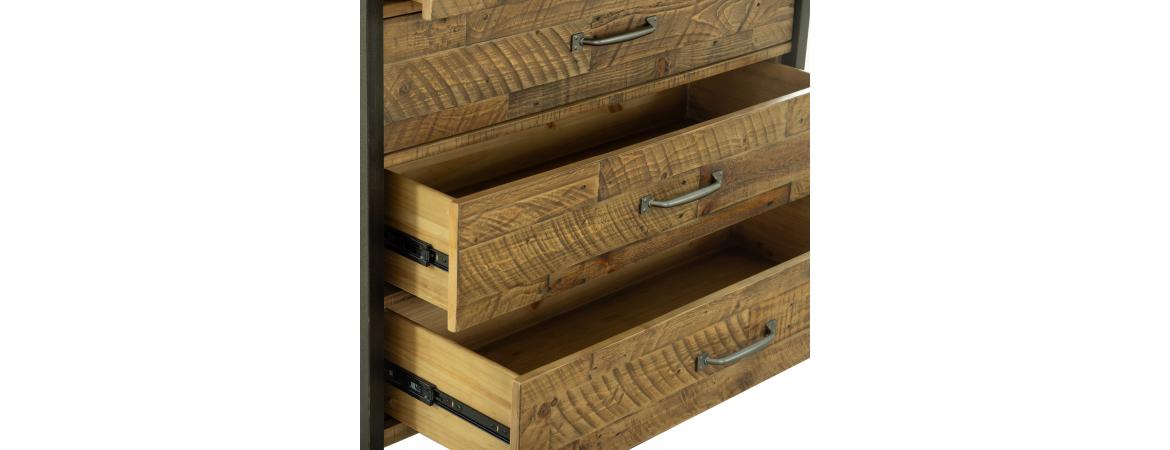 5 Drawer Chest with metal legs