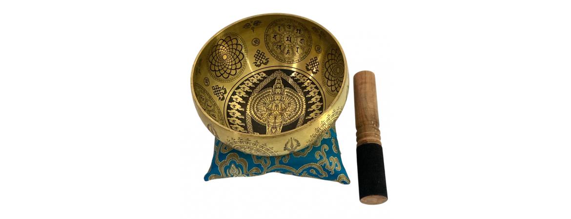 Singing Bowl with Cushion and Mallet 8