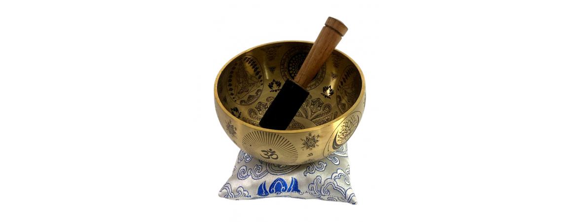 Singing Bowl with Cushion and Mallet