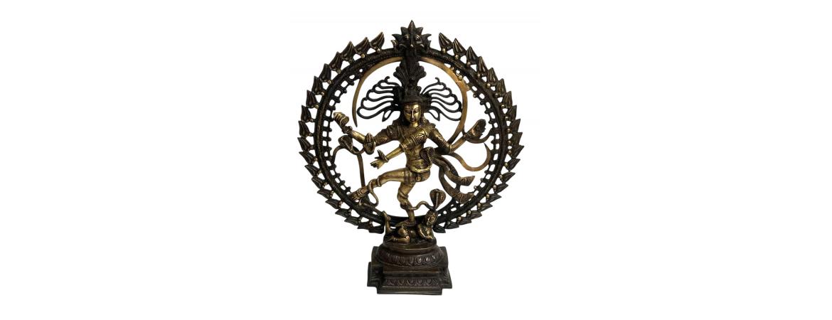 Natraj Dancing Triple Ring & Om Design