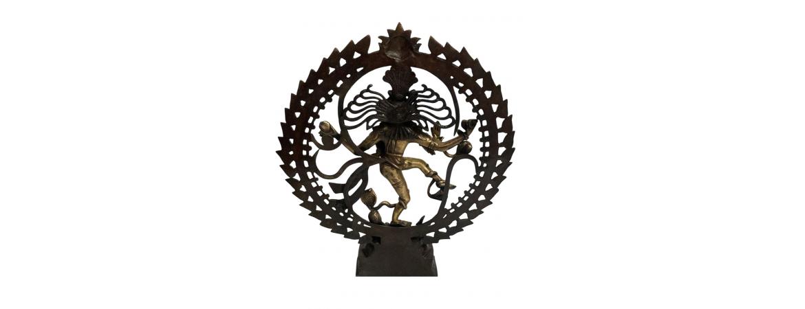 Natraj Dancing Triple Ring & Om Design