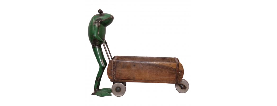 Wheelbarrow Frog Brick Mould