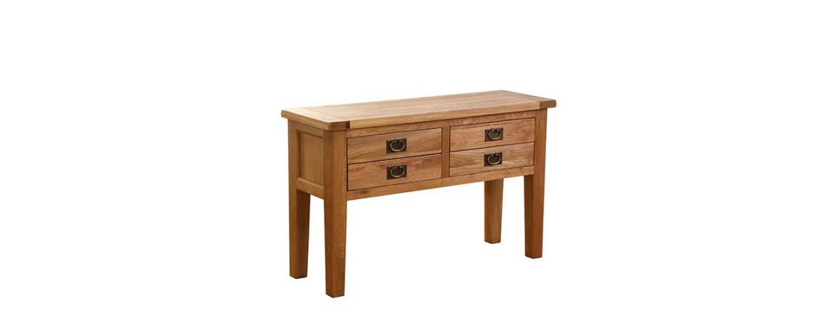 4 Drawer Hall Table (KD)