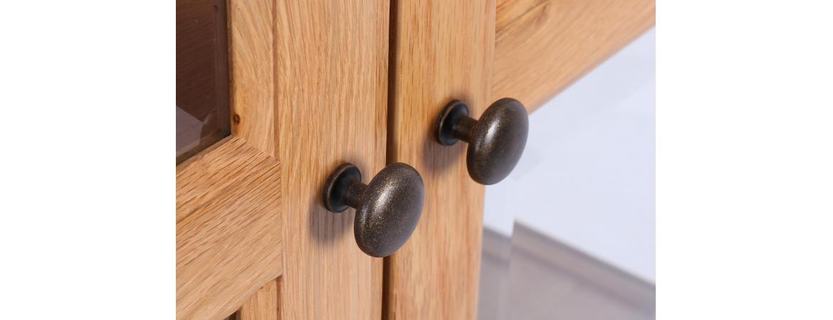 1 Drawer 2 Door Glazed Display Cabinet