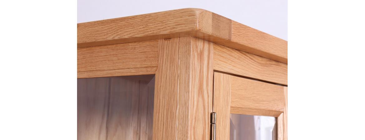 1 Drawer 2 Door Glazed Display Cabinet