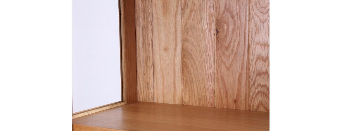 1 Drawer 2 Door Glazed Display Cabinet