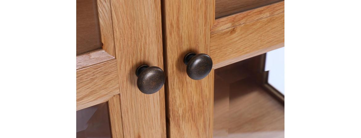 1 Drawer 2 Door Glazed Display Cabinet