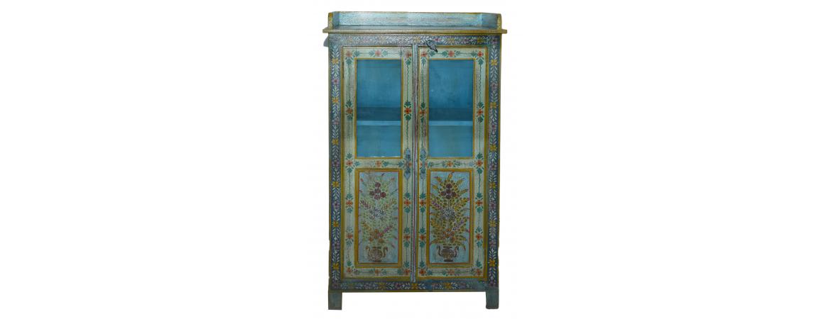 Hand Painted 2 Door Cabinet