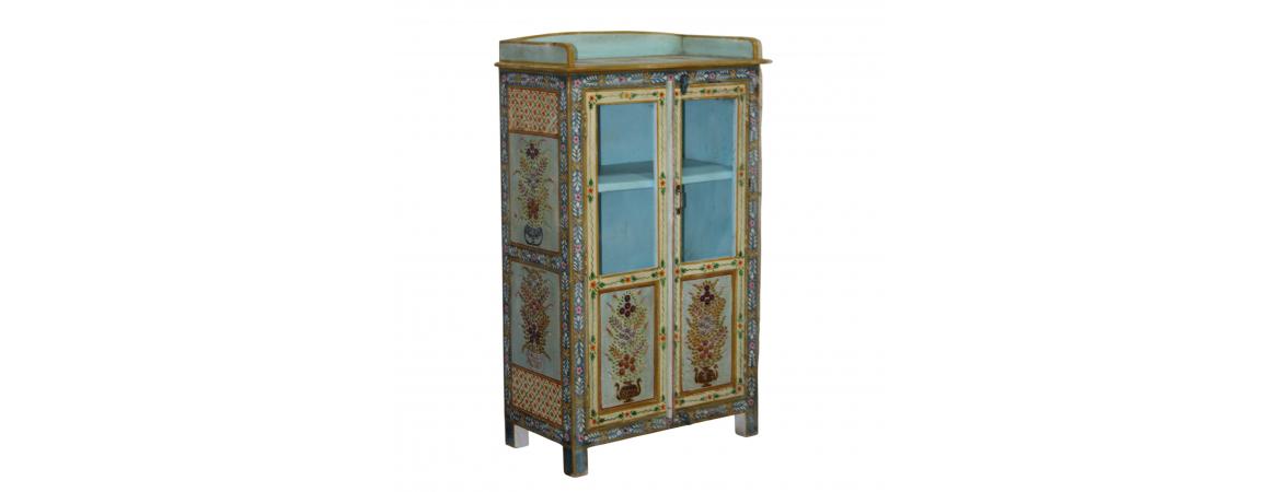 Hand Painted 2 Door Cabinet