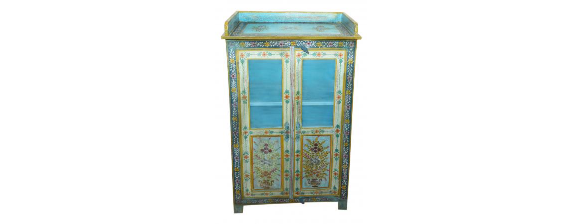 Hand Painted 2 Door Cabinet