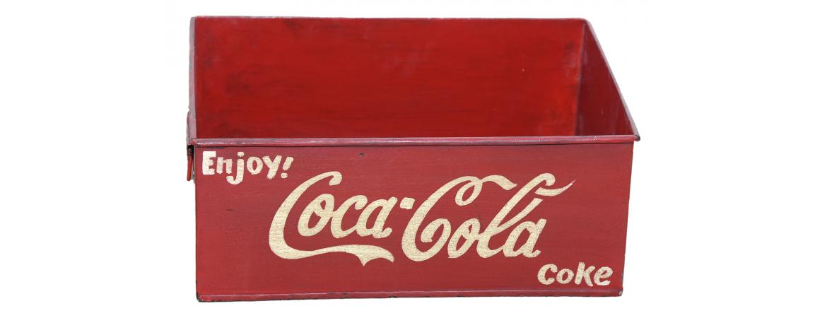 Set of 3 Metal Coca Cola Trays