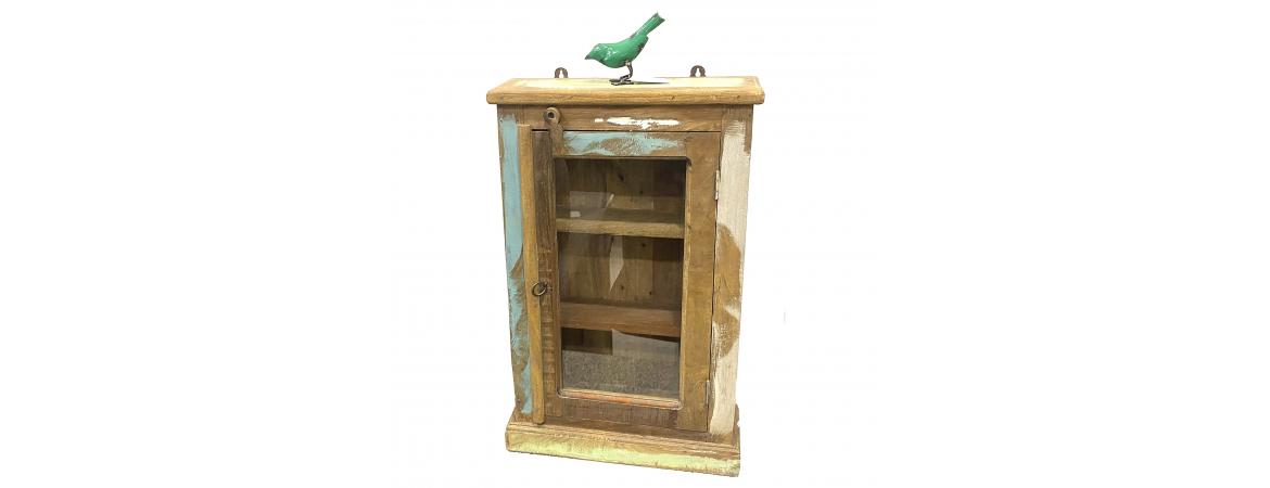 Display Wall Unit with Bird