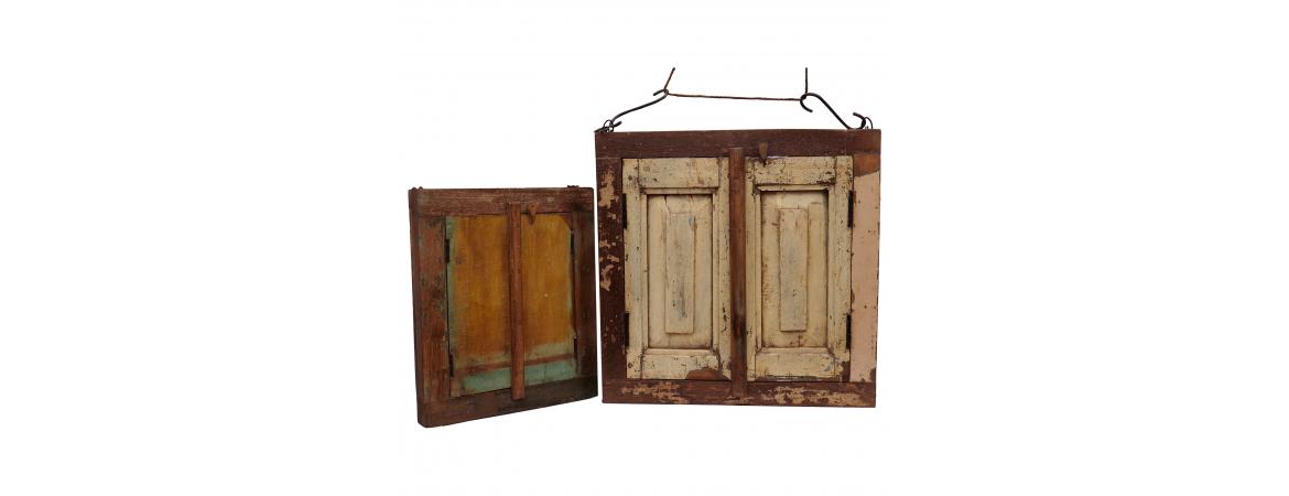 Assorted Upcycled Antique Window Shutters with Mirrors