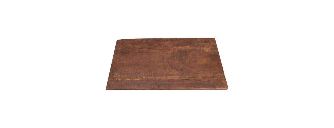 Iron Folding Table with Wooden Top L106 x W53 x H74.5cm