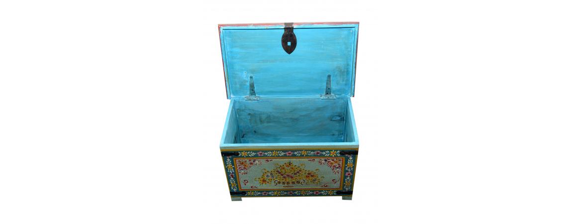 Hand Painted Lift Top Chest