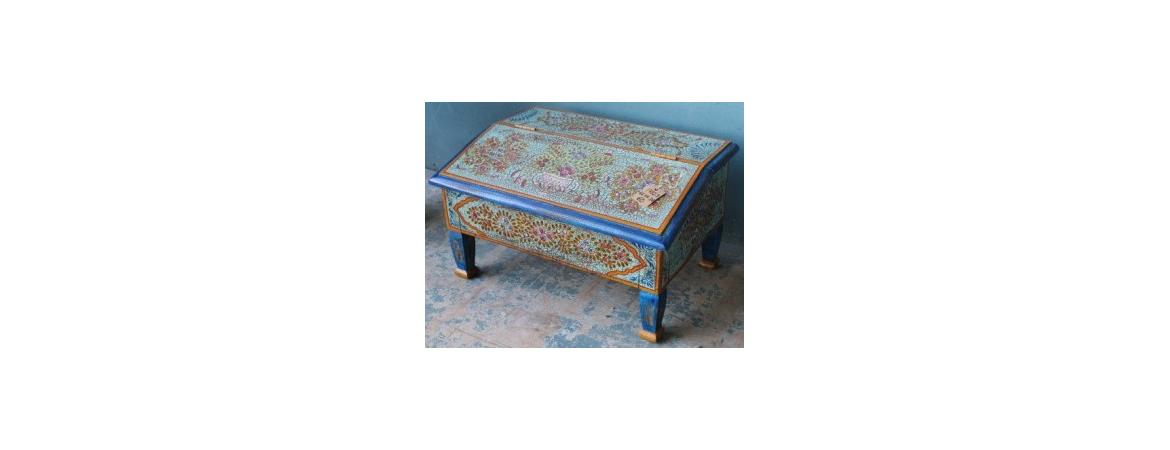 Low Storage Trunk Writing Desk