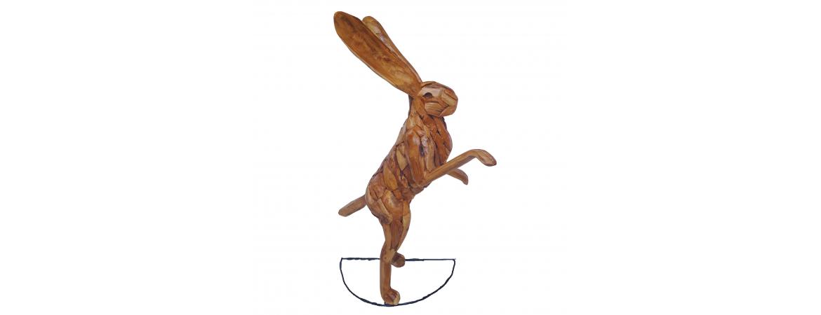 Pair of Boxing Hares