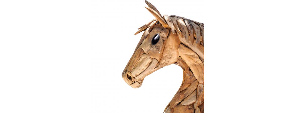 Driftwood Horse Head 70cm