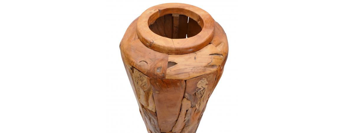 Teak Root Vase