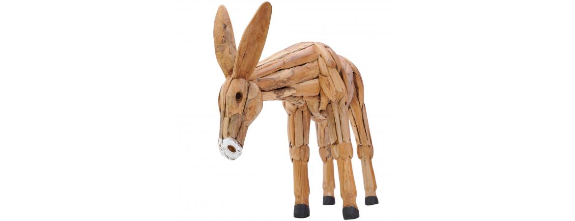 Driftwood Baby Donkey Head Down