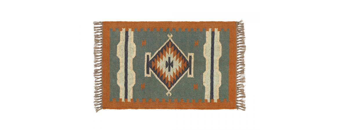 Rug - L90 x W60cm - Blue