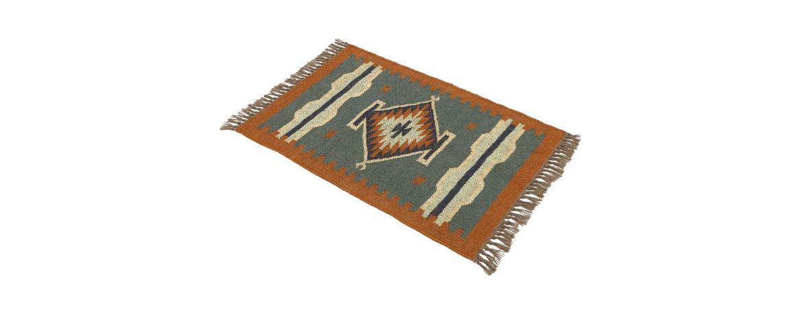 Rug - L90 x W60cm - Blue