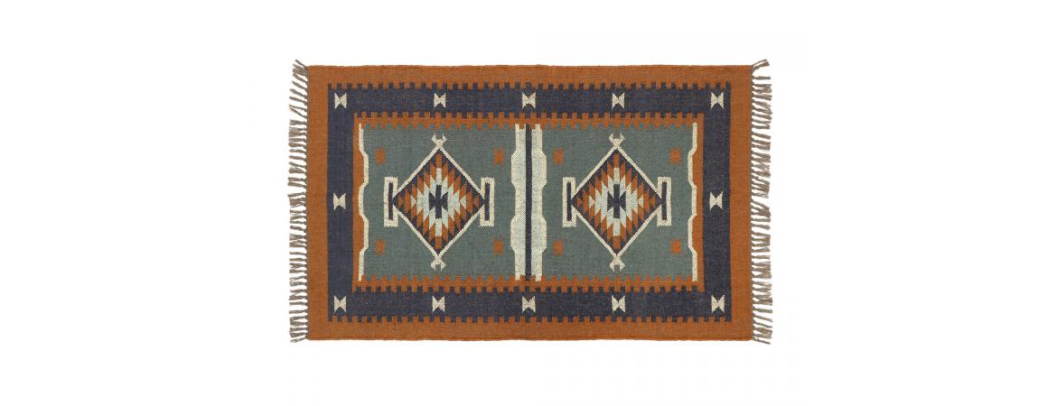 Rug - L150 x W90cm - Blue