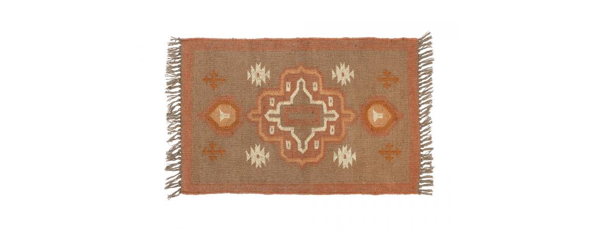 Rug - L90 x W60cm - Orange