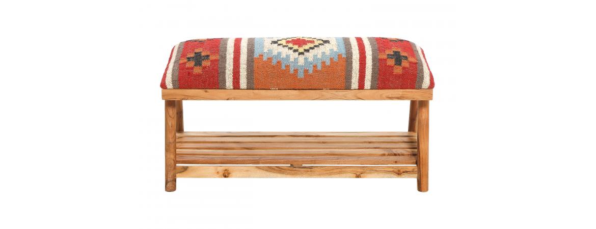 Red Storage Bench