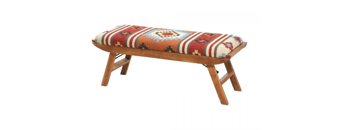 Folding Bench - Red