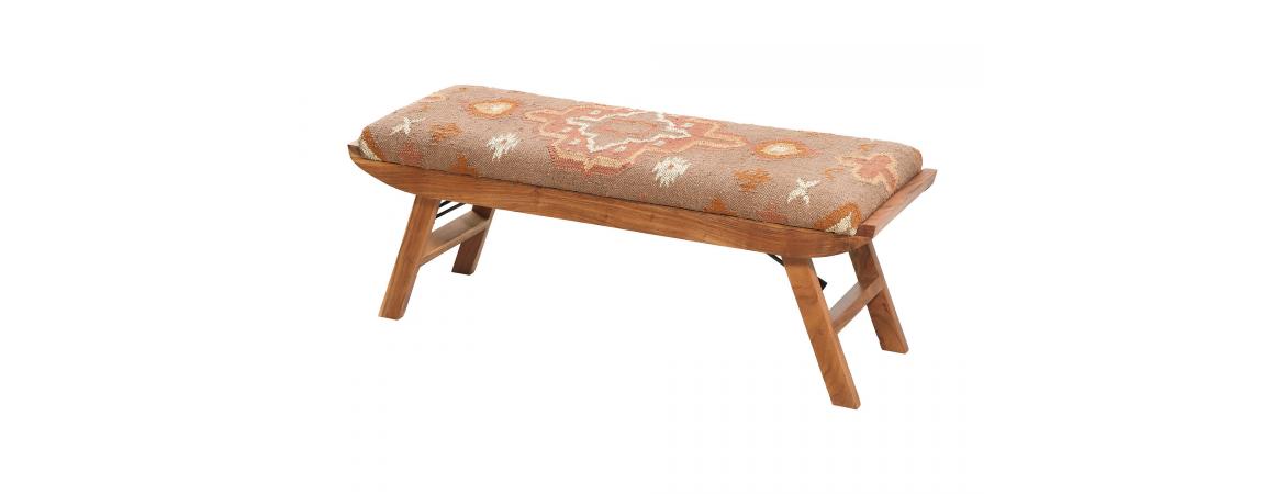 Folding Bench - Orange