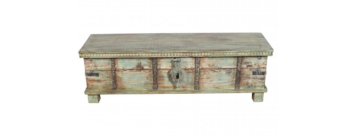 Antique Trunk with Lift Top