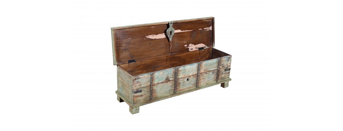 Antique Trunk with Lift Top