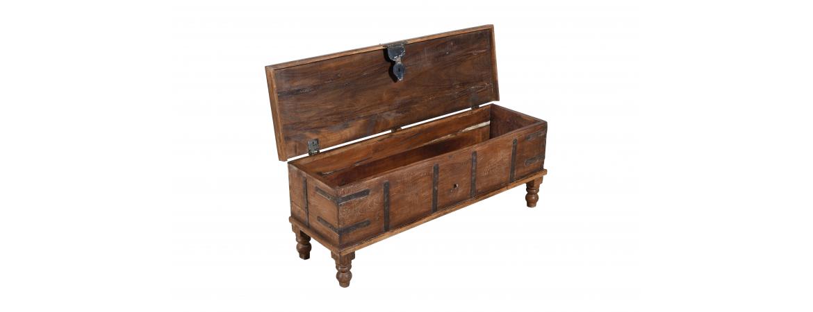 Antique Trunk with Lift Top