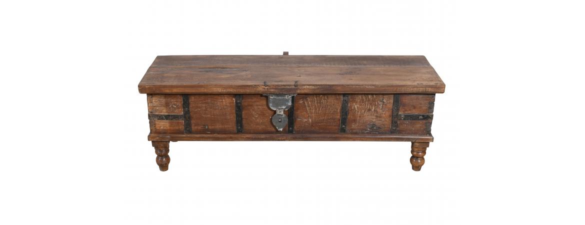 Antique Trunk with Lift Top