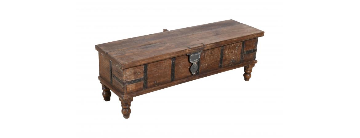 Antique Trunk with Lift Top