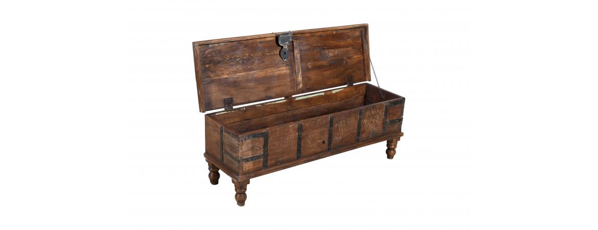 Antique Trunk with Lift Top