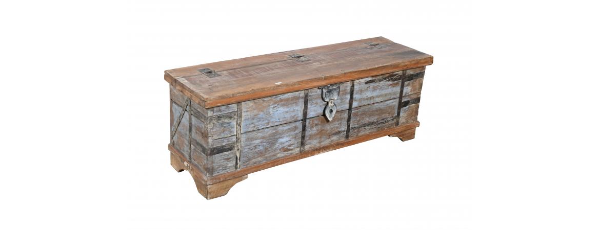 Antique Trunk with Lift Top