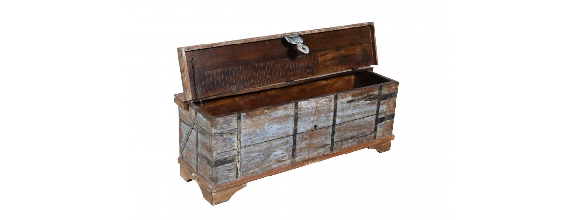 Antique Trunk with Lift Top