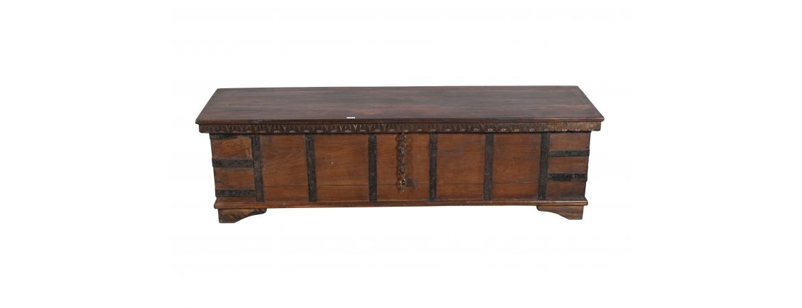 Antique Trunk with Lift Top