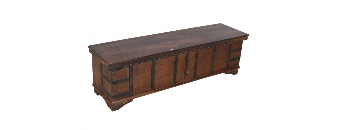 Antique Trunk with Lift Top