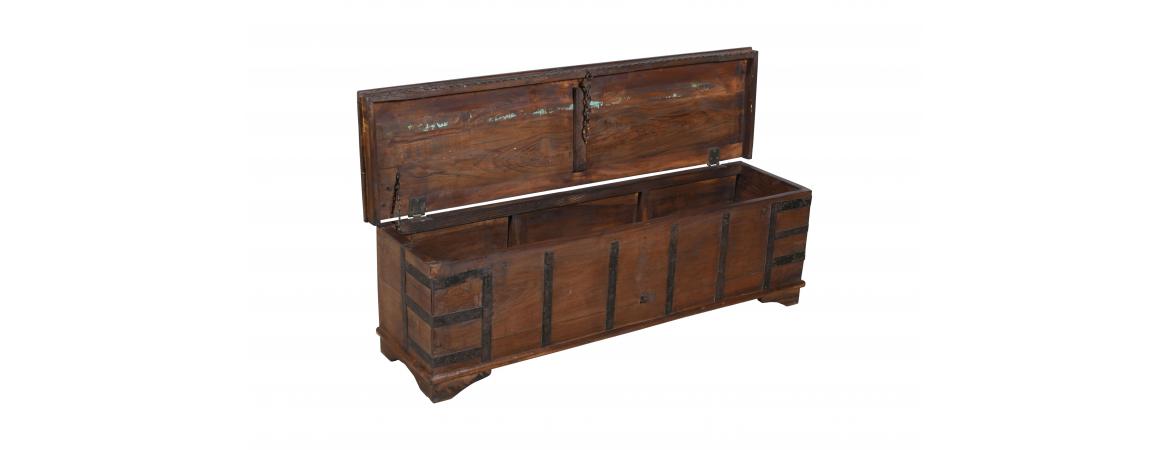 Antique Trunk with Lift Top